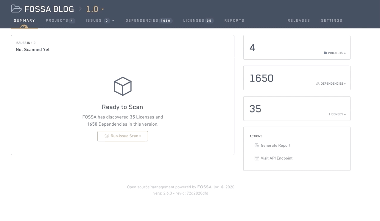 FOSSA January 2020 Release Notes Image - Release Groups